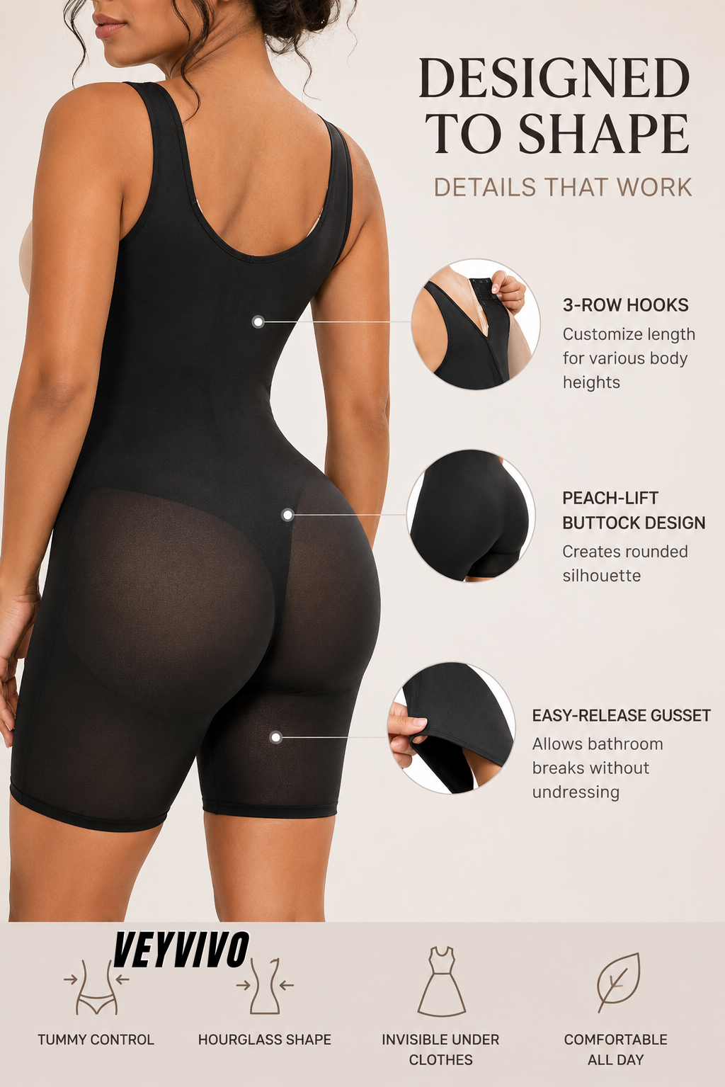 Designed to shape &mdash; the lift and details